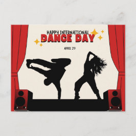 Happy International Dance Day | Welttanztag Postkarte