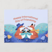 Happy International Day of Friendship Postcard Postkarte (Vorderseite)