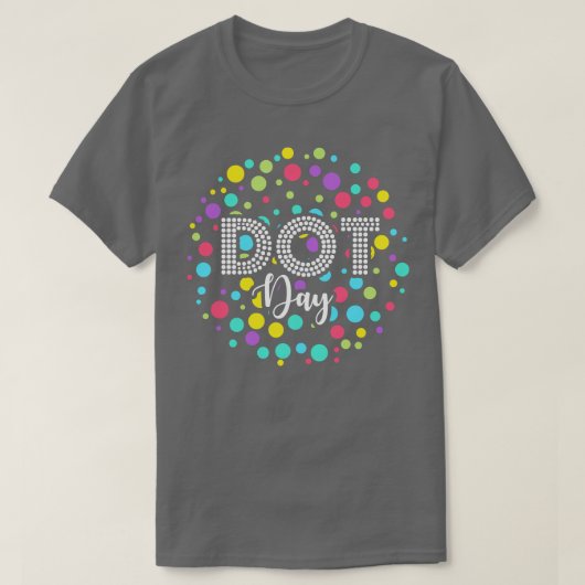Happy International Dot Day 2022 September 15. T-Shirt (Design vorne)