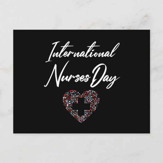 Happy International Nurses Day - 12. Mai 2021 Postkarte (Vorderseite)