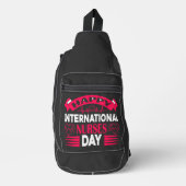 Happy International Nurses Day Crossbody Bag (Vorderseite)