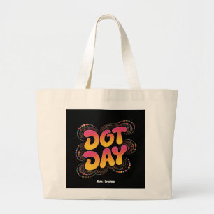 Happy International Polka Dot Day Women Girls Jumbo Stoffbeutel