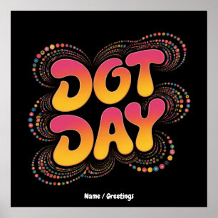 Happy International Polka Dot Day Women Girls Poster