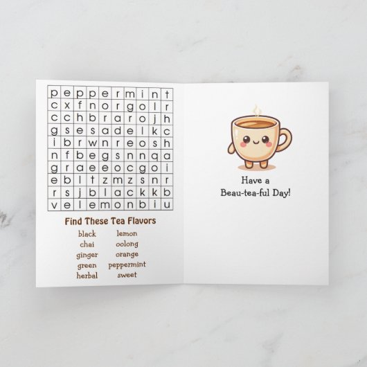 Happy International Tea Day | December 15th Karte (Innenseite)