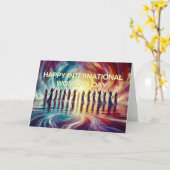 Happy International Woman's Day Karte (Gelbe Blume)