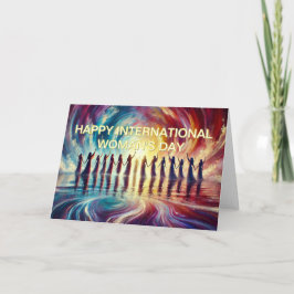 Happy International Woman's Day Karte