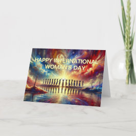 Happy International Woman's Day Karte