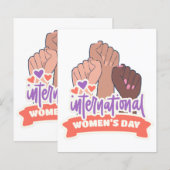 Happy International Women's Day (Vorne/Hinten)