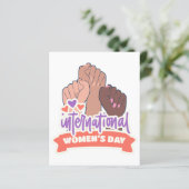 Happy International Women's Day (Stehend Vorderseite)
