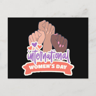 Happy International Women's Day Feiertagspostkarte