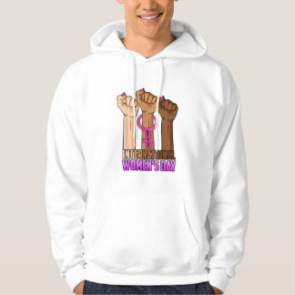 Happy International Women's Day Inspirier Inklusio Hoodie