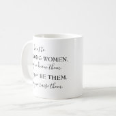 Happy International Women's Day Kaffeetasse (Vorderseite Links)