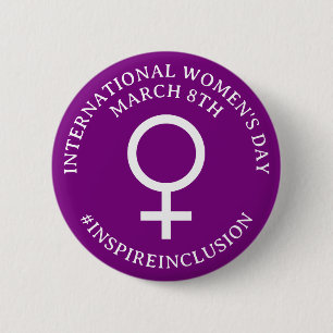 Happy International Women's Day   März 8. Schaltfl Button