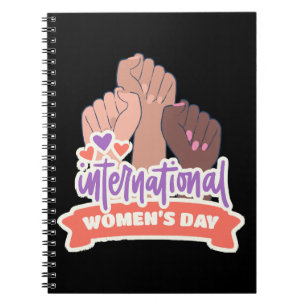 Happy International Women's Day Notizblock