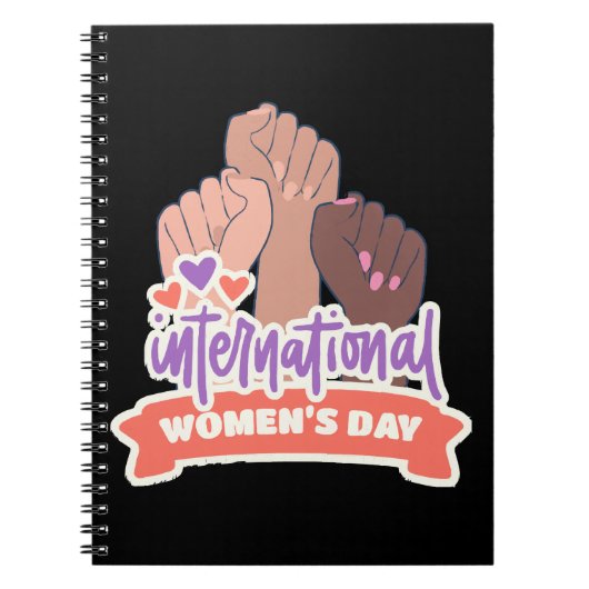 Happy International Women's Day Notizblock (Vorderseite)