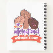 Happy International Women's Day Notizblock (Rückseite)