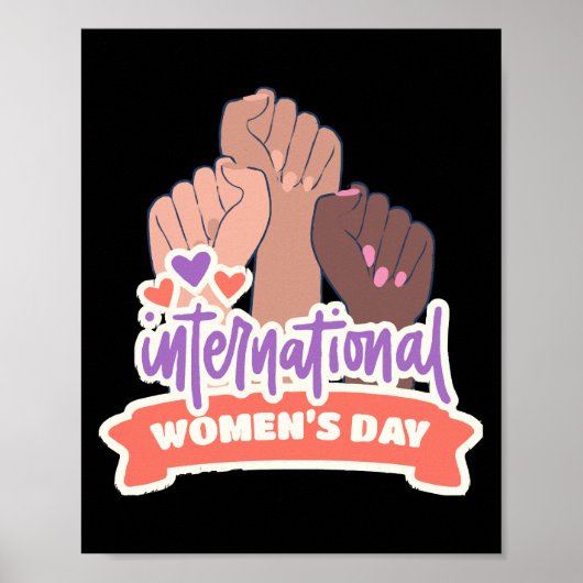 Happy International Women's Day Poster (Vorne)