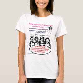 Happy Int'l Women's Day 2018 von RoseWrites T-Shirt