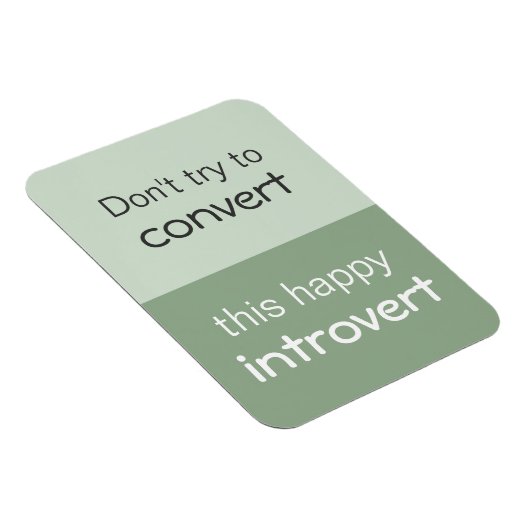 Happy Introvert Magnet (Rechte Seite)