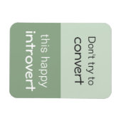 Happy Introvert Magnet (Horizontal)