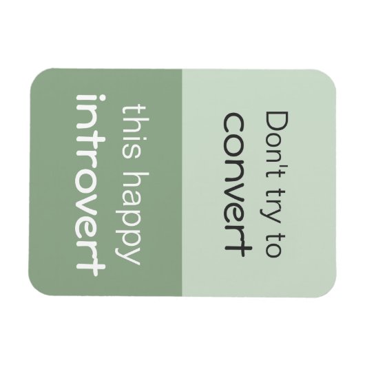 Happy Introvert Magnet (Horizontal)