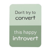 Happy Introvert Magnet (Vertikal)
