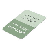 Happy Introvert Magnet (Linke Seite)