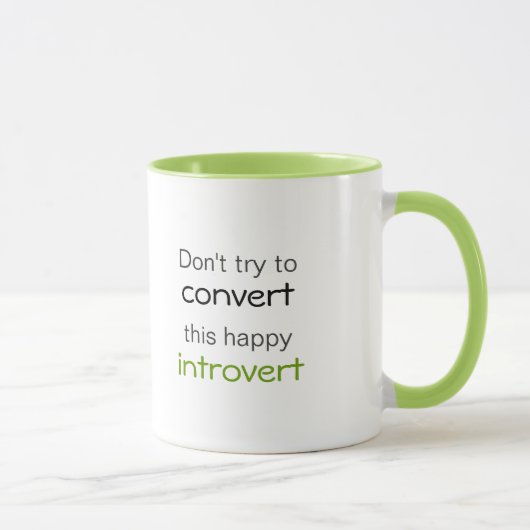 Happy Introvert Tasse (Rechts)