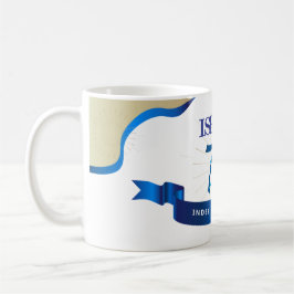 Happy Israel Independence Day Blauer Star von Davi Kaffeetasse