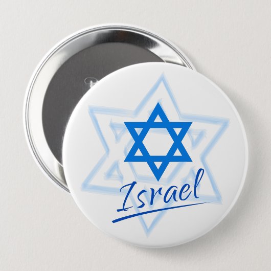 Happy Israel Independence Day Blue Star von David Button (Vorne & Hinten)