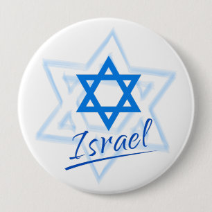 Happy Israel Independence Day Blue Star von David Button
