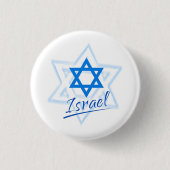 Happy Israel Independence Day Blue Star von David Button (Vorderseite)