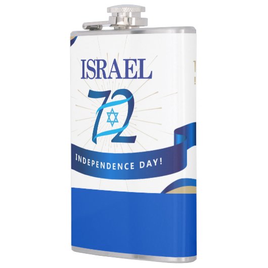 Happy Israel Independence Day Blue Star von David Flachmann (Links)