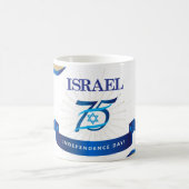 Happy Israel Independence Day Blue Star von David Kaffeetasse (Mittel)