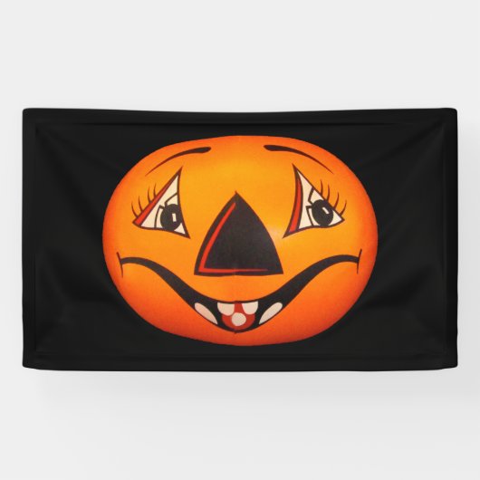 Happy Jack O’ Lantern Halloween Banner (Horizontal)