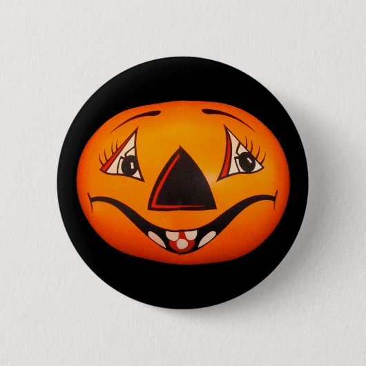 Happy Jack O’ Lantern Halloween Button (Vorderseite)