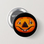 Happy Jack O’ Lantern Halloween Button (Vorne & Hinten)