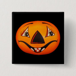 Happy Jack O’ Lantern Halloween Button