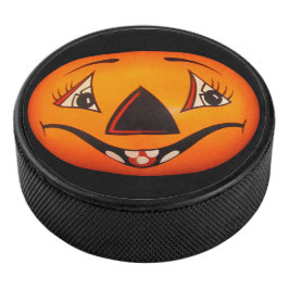 Happy Jack O’ Lantern Halloween Eishockey Puck