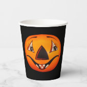 Happy Jack O’ Lantern Halloween Pappbecher (Vorderseite)