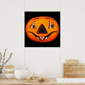 Happy Jack O’ Lantern Halloween Poster (Küche)