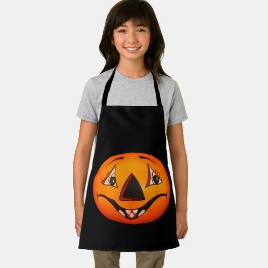 Happy Jack O’ Lantern Halloween Schürze (Insitu)