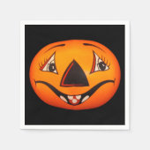 Happy Jack O’ Lantern Halloween Serviette (Vorderseite)