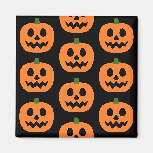 Happy Jack-O-Lantern Magnet (Vorne)