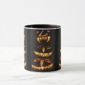 Happy Jack o'Lantern Faces Tasse (Zentrum)