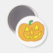 Happy Jack O'Lantern Magnet (Vorderseite/Rückseite)