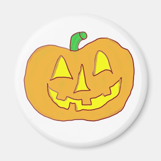 Happy Jack O'Lantern Magnet (Vorne)