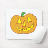 Happy Jack O'Lantern Mousepad (Mit Mouse)