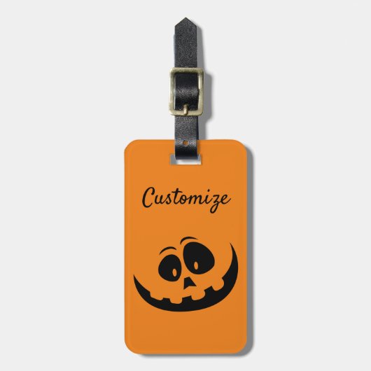 Happy Jack O'lantern Thunder_Cove Gepäckanhänger (Vorderseite vertikal)