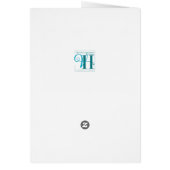 Happy Jack Russell Terrier Grußkarte (Hinten)